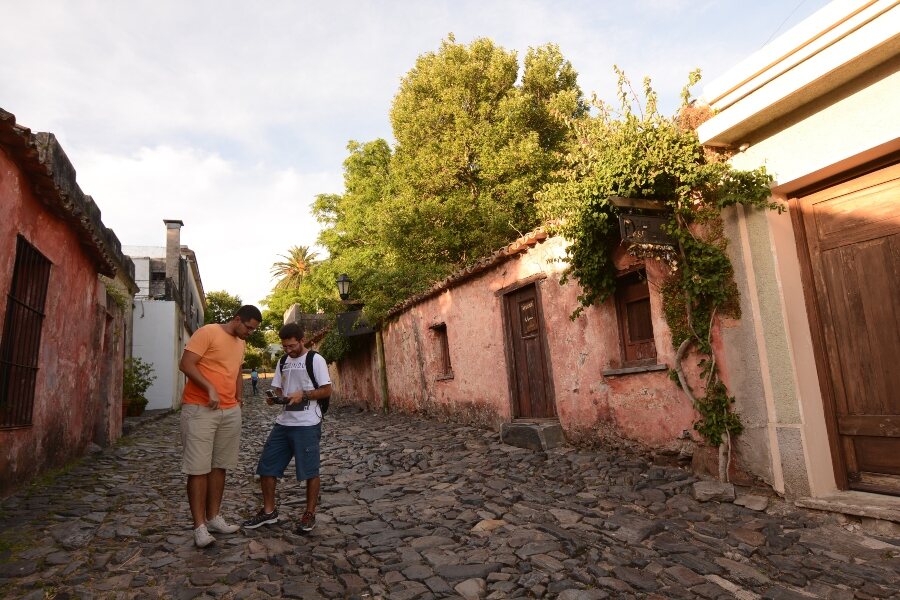 Historic corner of Colonia del Sacramento