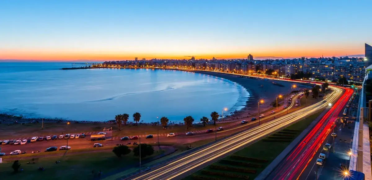 Montevideo waterfront and coast